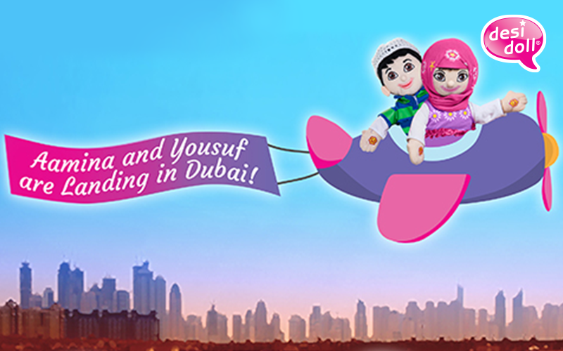 Aamina & Yousuf Land in Dubai!