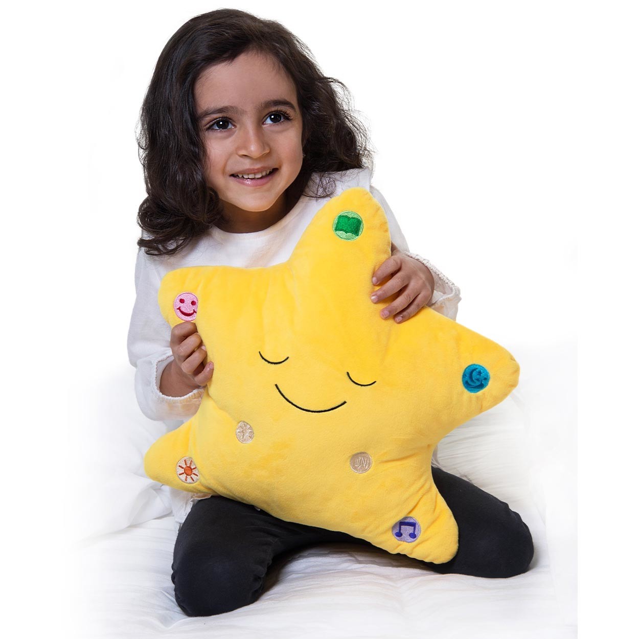 Star Moon Talking Islamic Toy Quran Baby Gift Eid My Dua Pillow Desi Doll 
