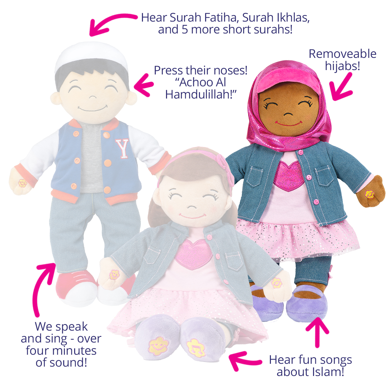 Aisha English/Arabic Speaking Doll - Image 2