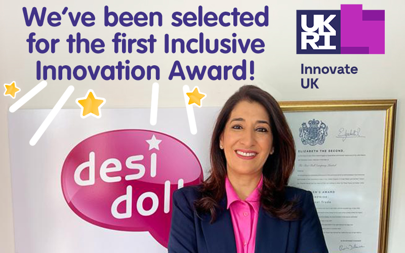 We’ve won the first Inclusive Innovation Award