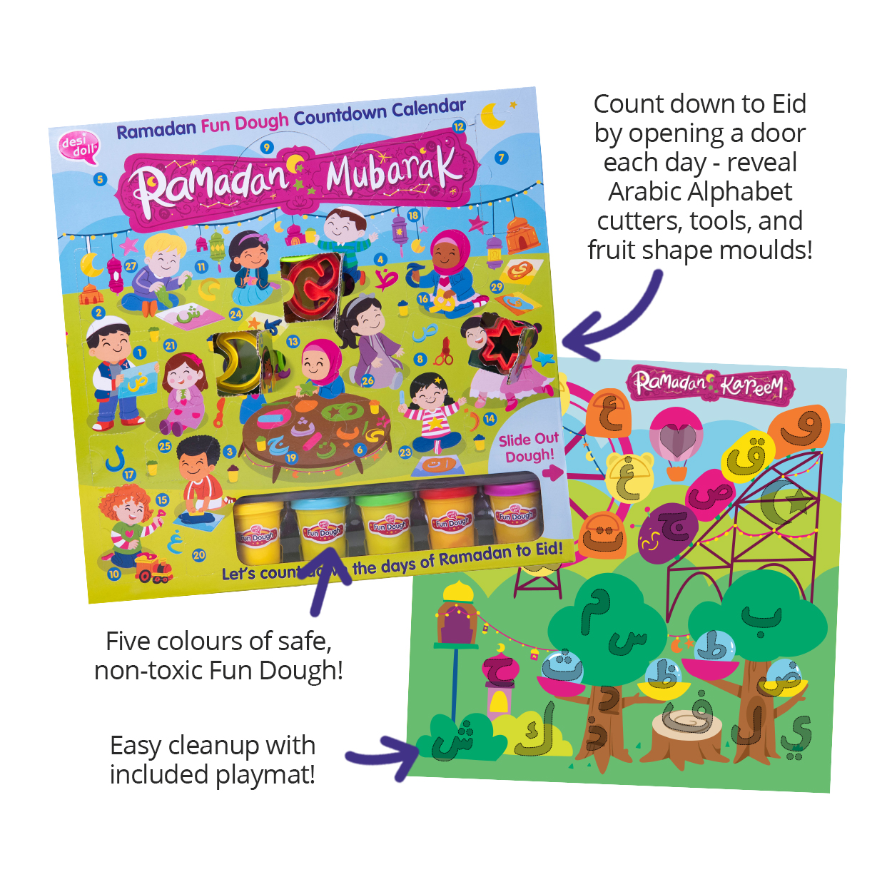 Fun Dough Ramadan Countdown Calendar - Image 2