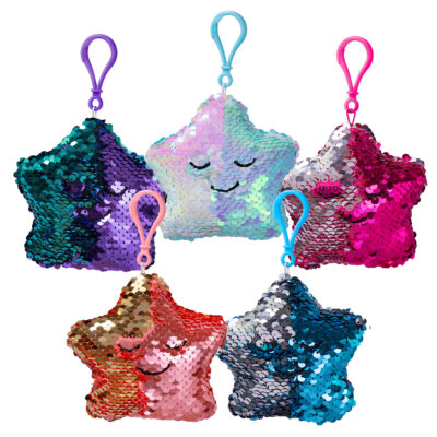Flippable Sequins Talking Dua' Keyrings