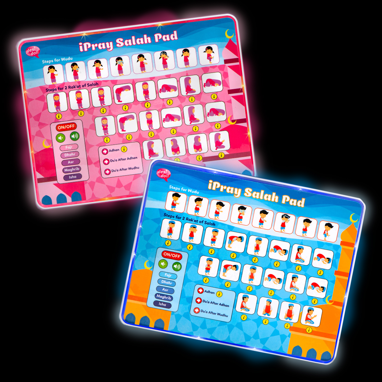 Light Up iPray Salah Pad with Wudhu - Image 3